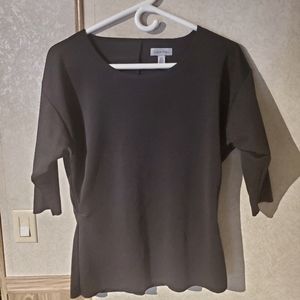 Calvin Klein Cropped Sleeve Top